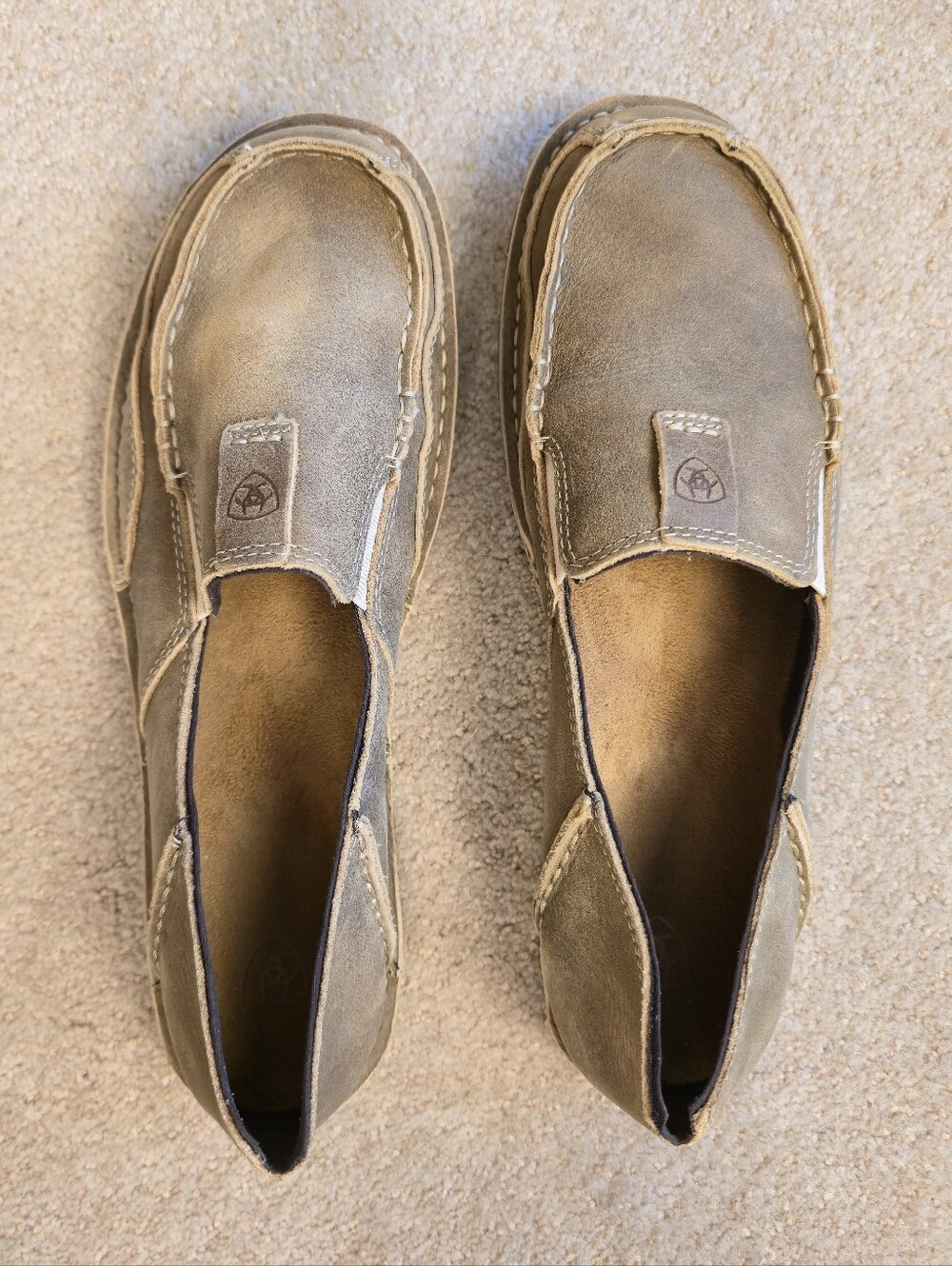 Ariat Cruiser Moccasins Womens Size 11 B Brown Bomber Flats Casual 10023008